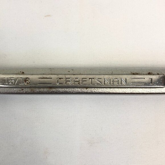 Craftsman 15/16" And 1" 12 Point Boxed End Wrench USA VV- 43929 - Picture 3 of 6
